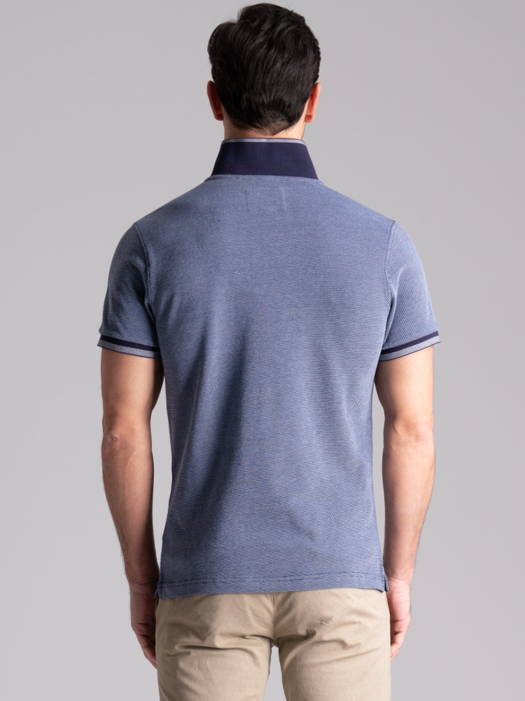 Polo de media manga de cuatro hilos para hombre