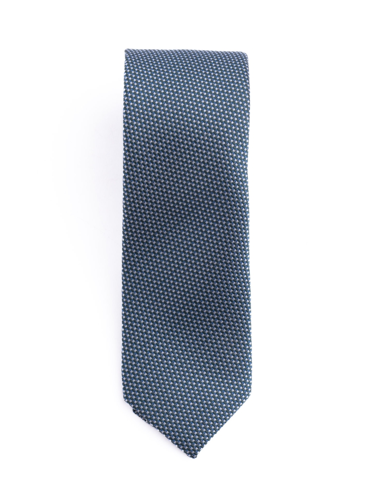 Corbata de caballero de seda tricolor