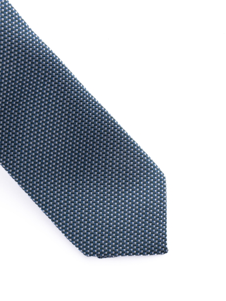 Corbata de caballero de seda tricolor 2