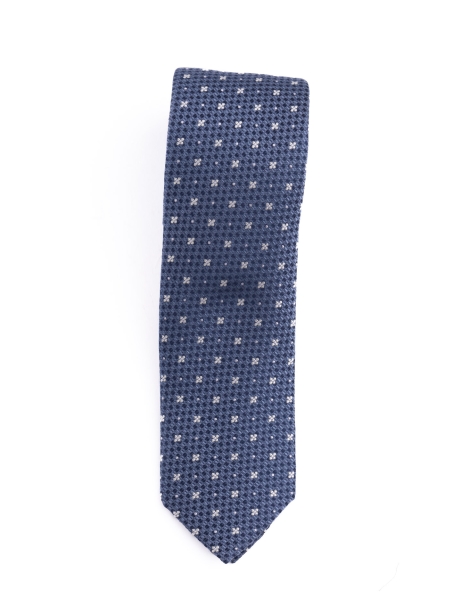 Corbata de caballero en tejido de seda con microflor 2