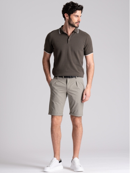 Bermudas TECNO de hombre con pinzas