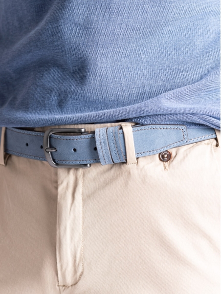 Pantalón chino de espiga para hombre con microdentaduras