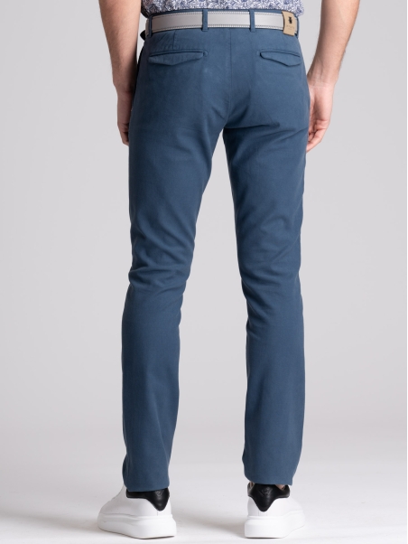 Pantalone uomo chino in tessuto armaturato old