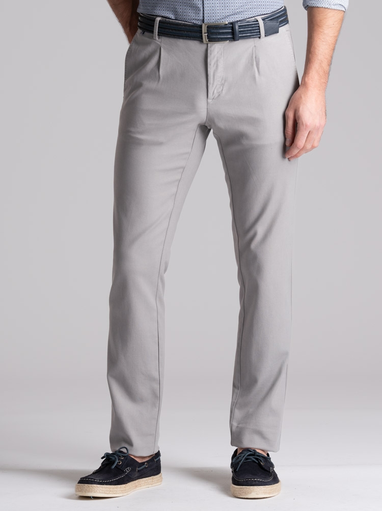 Pantalone uomo chino in tessuto armaturato old