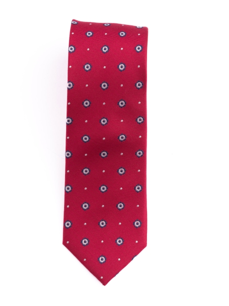 Corbata de caballero de seda con textura bicolor
