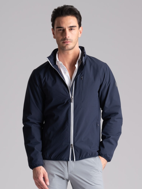 Chaqueta deportiva para hombre con acolchado y capucha