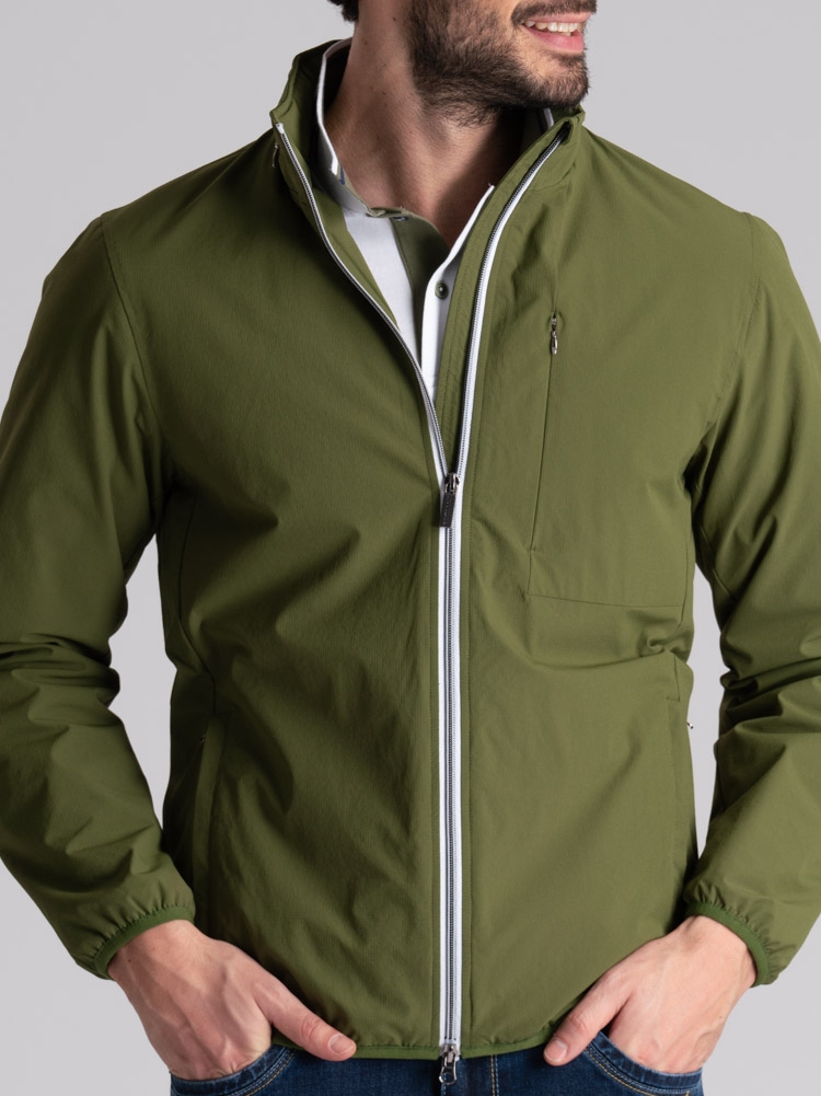 Chaqueta deportiva para hombre con acolchado y capucha