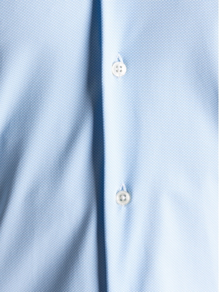 Camisa de hombre TECNO micro armour cuello semifrancés