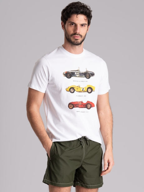 Camiseta de hombre de media manga con estampado