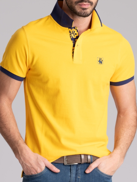 Polo de media manga para hombre con estampado hawaiano 2