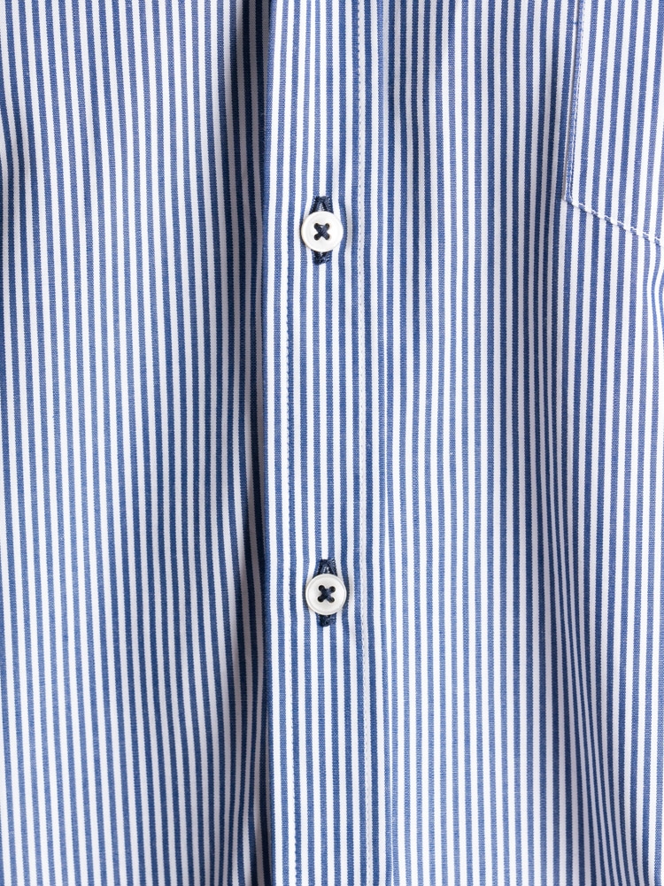 Camicia uomo regular rigata mezza manica