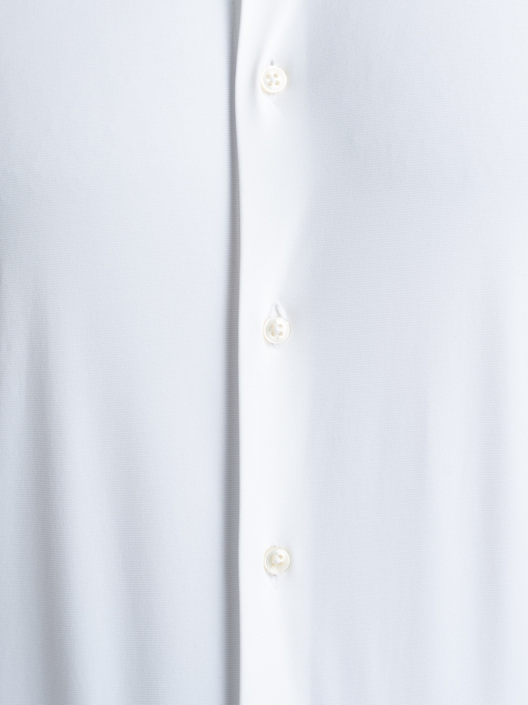 Camisa de hombre TECNO blanca cuello semifrancés