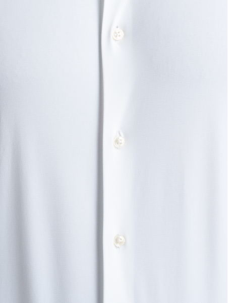 Camisa de hombre TECNO blanca cuello semifrancés