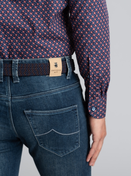 Vaqueros de hombre Pocket America lavado oscuro 2