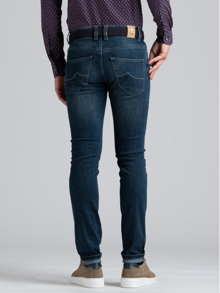 Vaqueros de hombre Pocket America lavado oscuro