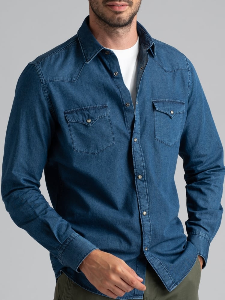 Camisa vaquera de hombre Texan