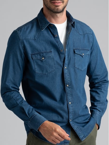 Camisa vaquera de hombre Texan