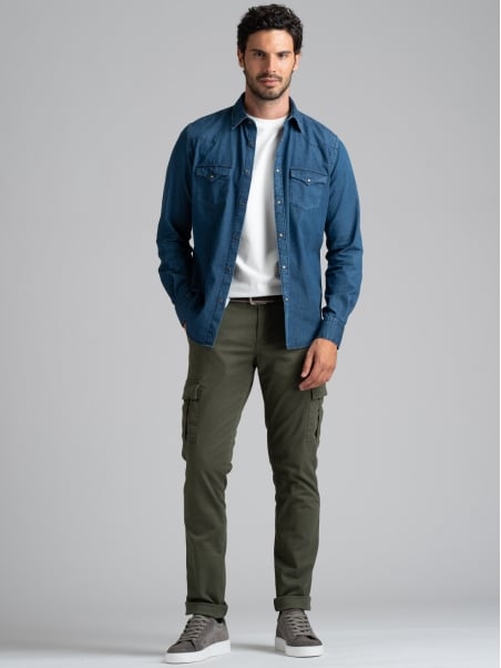 Camisa vaquera de hombre Texan