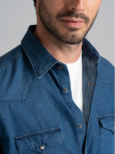 Camisa vaquera de hombre Texan