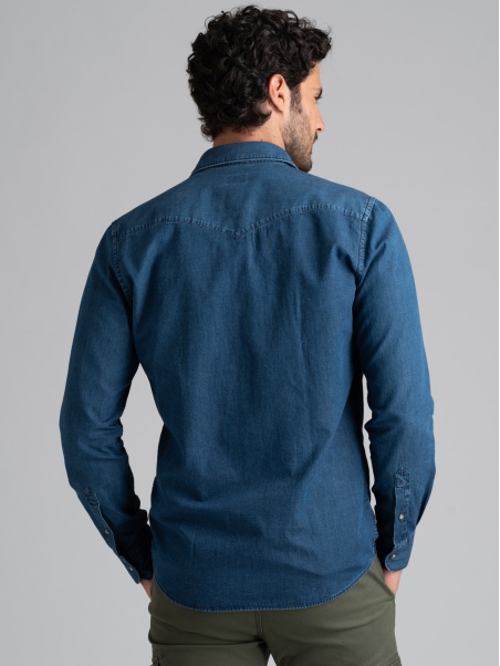 Camicia uomo jeans texana