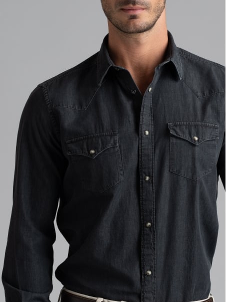 Camisa vaquera de hombre Texan