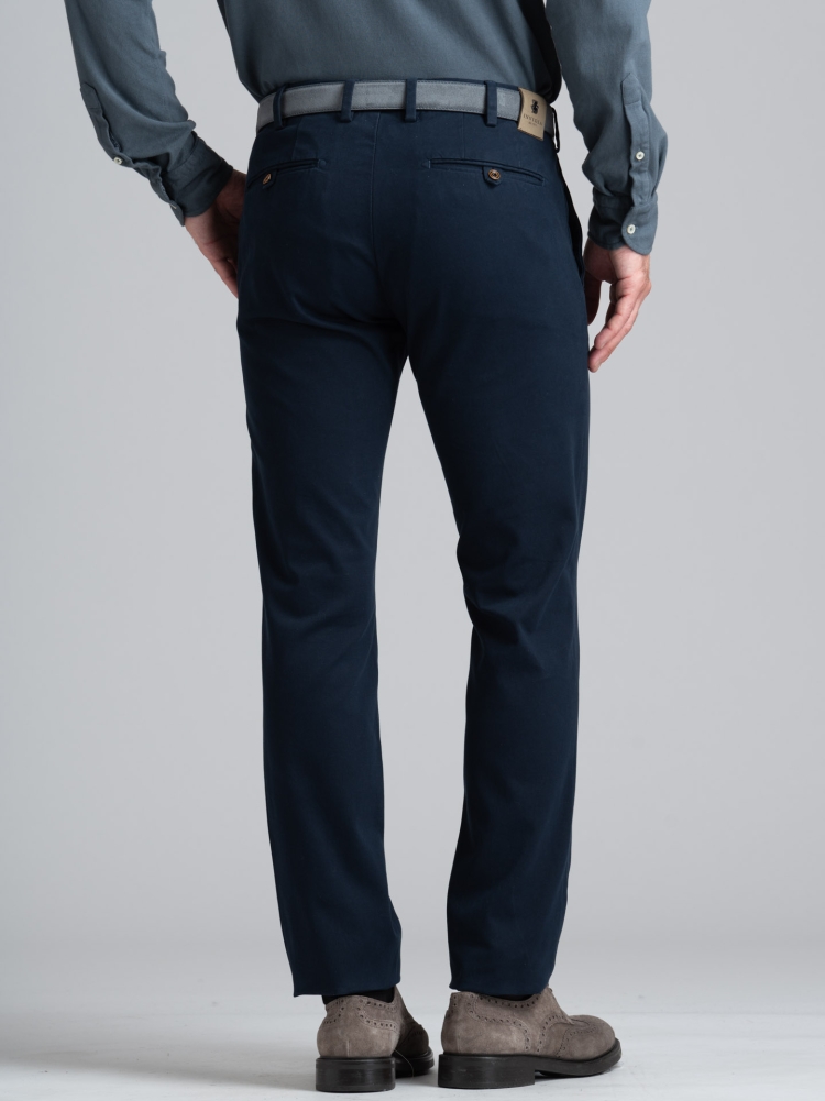 Pantalón de hombre en tejido Broken Twill de tacto cálido
