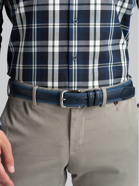 Pantalón de hombre en tejido Broken Twill de tacto cálido