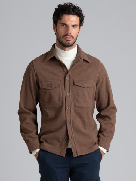 Camisa de paño para hombre