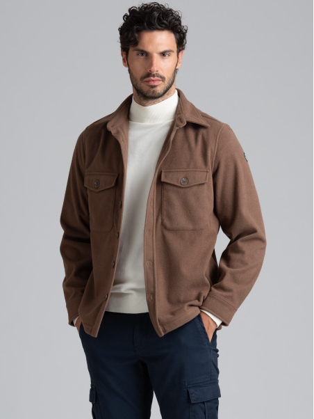 Camisa de paño para hombre
