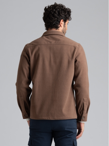 Camisa de paño para hombre
