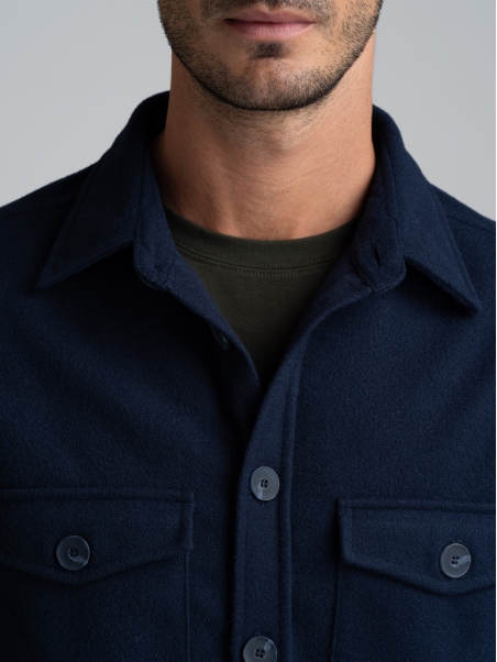 Camisa de paño para hombre