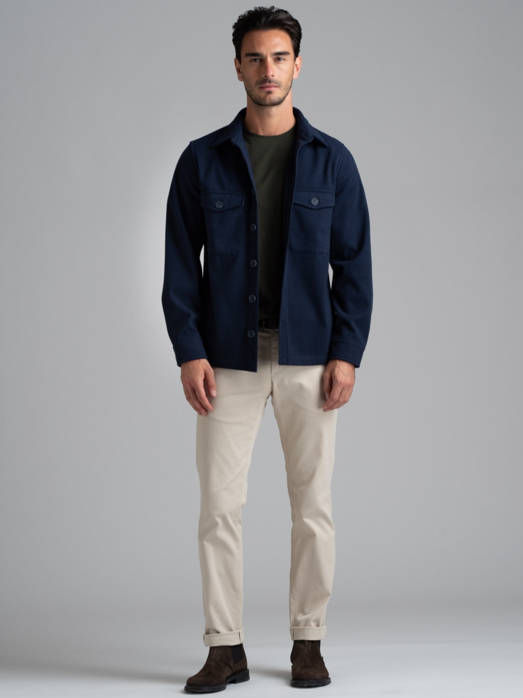 Camisa de paño para hombre