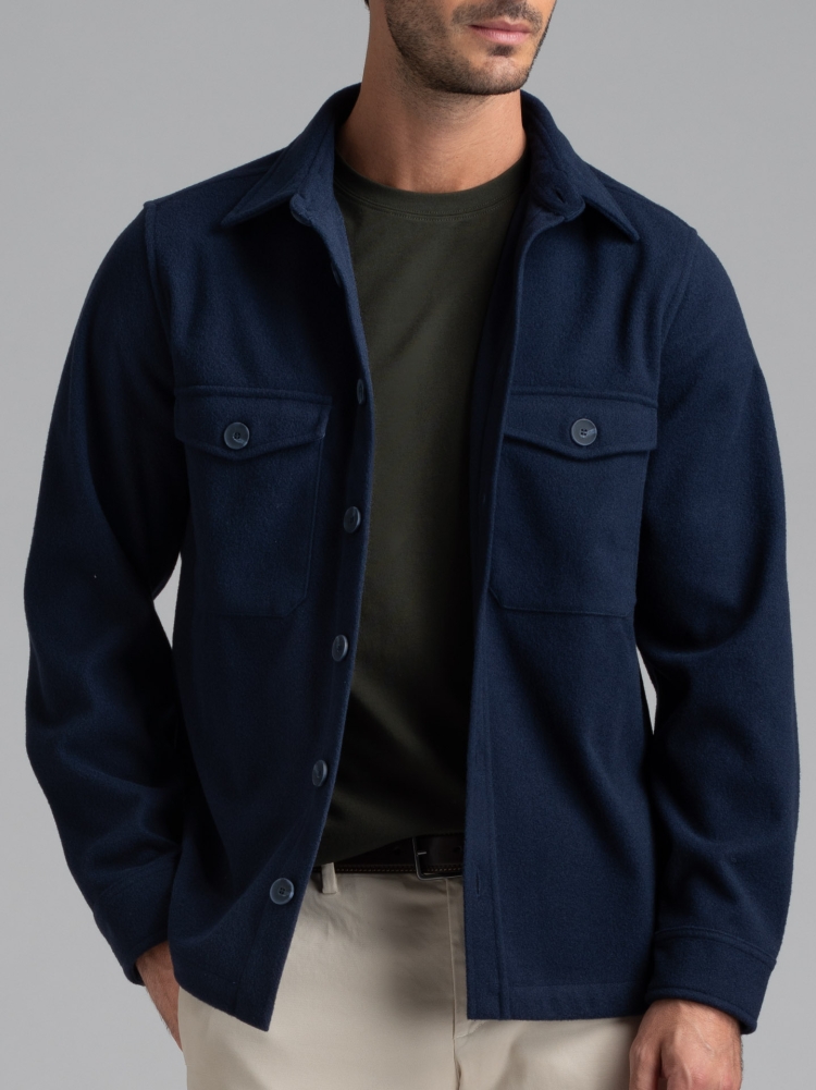 Camisa de paño para hombre