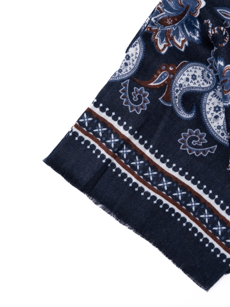 Bufanda de cachemira estampada para hombre 2