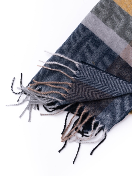 Pañuelo de espiga para hombre con diseño de madrás 2