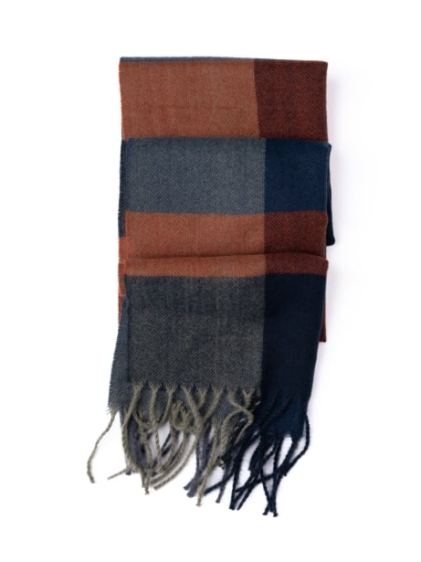 Pañuelo de espiga para hombre con diseño maxi madrás