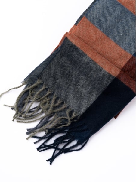 Pañuelo de espiga para hombre con diseño maxi madrás
