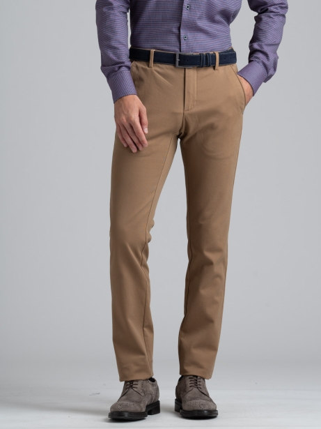 Pantalón chino de hombre America pocket en tejido diagonal