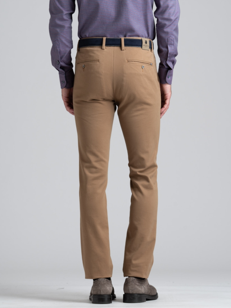 Pantalón chino de hombre America pocket en tejido diagonal