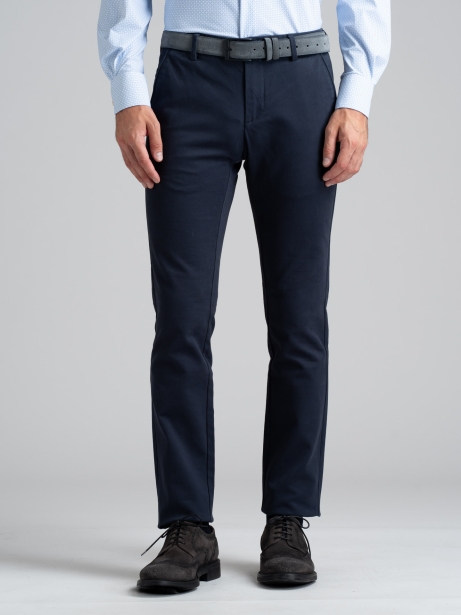 Pantalón chino de hombre America pocket en tejido diagonal