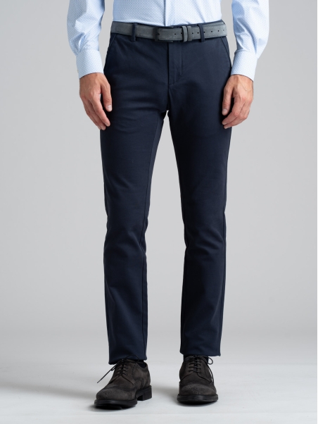 Pantalón chino de hombre America pocket en tejido diagonal