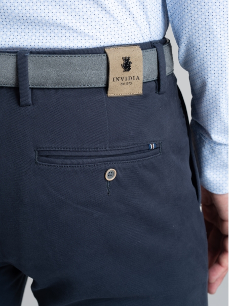 Pantalón chino de hombre America pocket en tejido diagonal