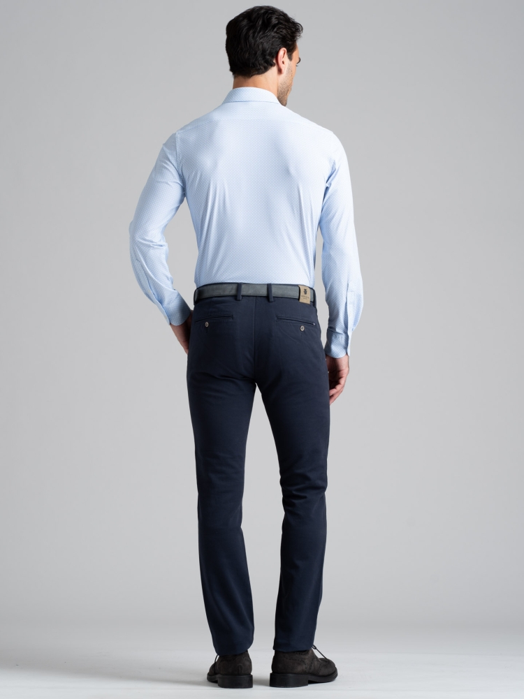 Pantalón chino de hombre America pocket en tejido diagonal