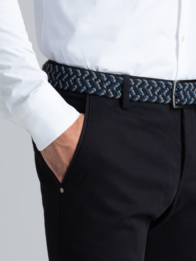 Pantalón chino de hombre America pocket en tejido diagonal