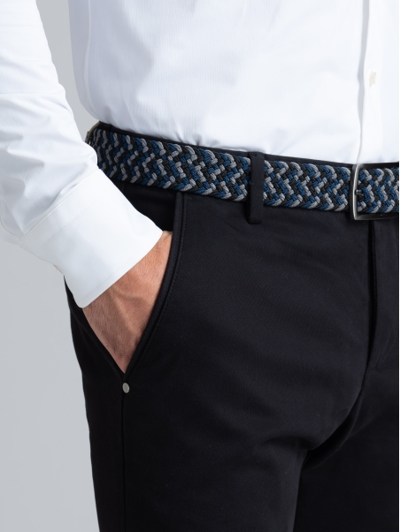 Pantalón chino de hombre America pocket en tejido diagonal