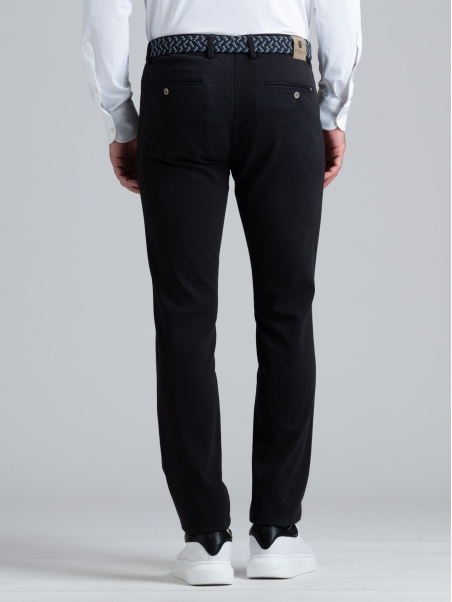 Pantalón chino de hombre America pocket en tejido diagonal