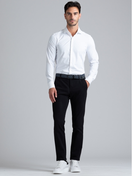 Pantalón chino de hombre America pocket en tejido diagonal