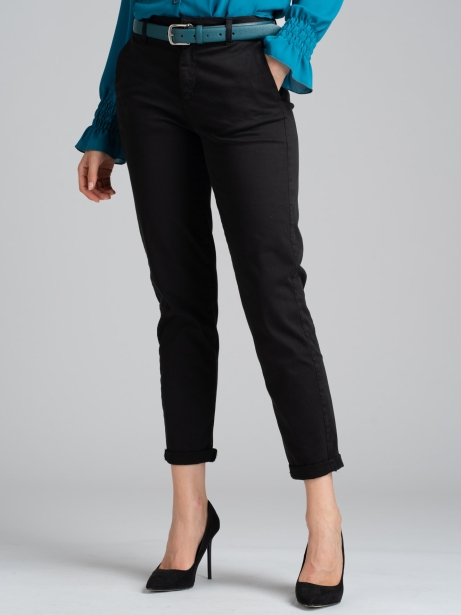 Pantalón chino de gabardina de mano caliente para mujer