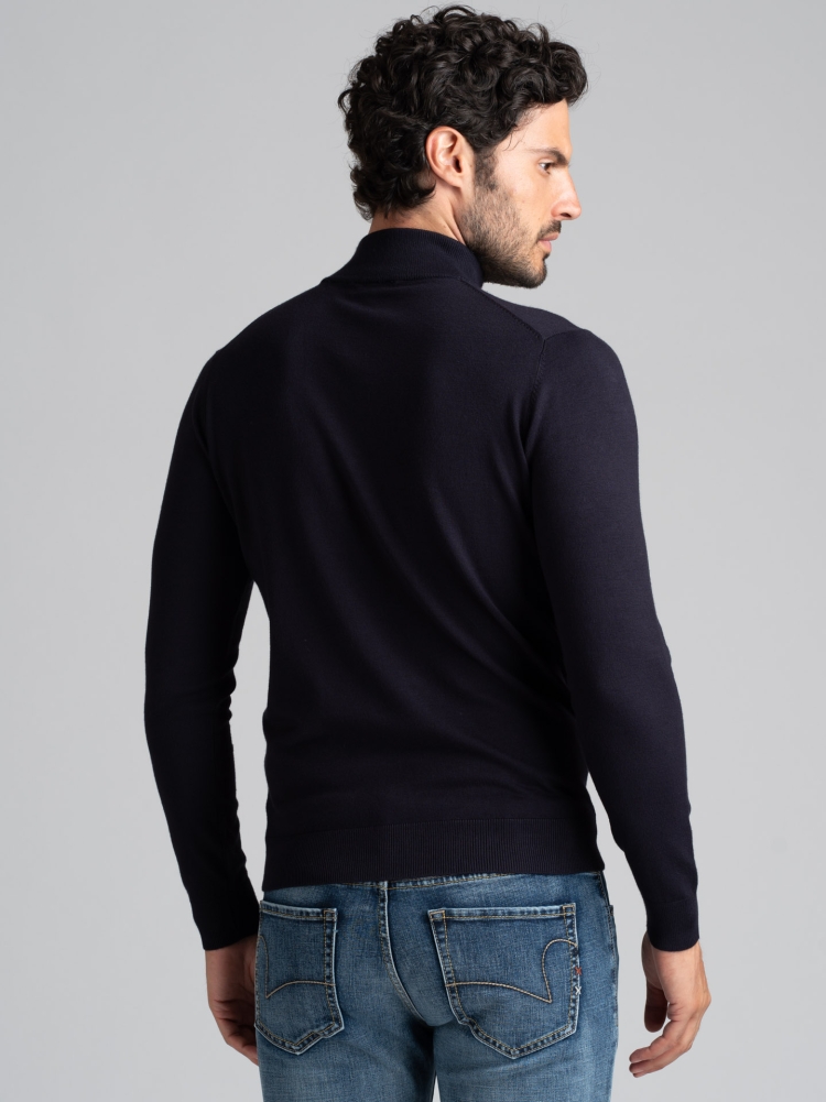 Maglia uomo lupetto in viscosa finezza 12