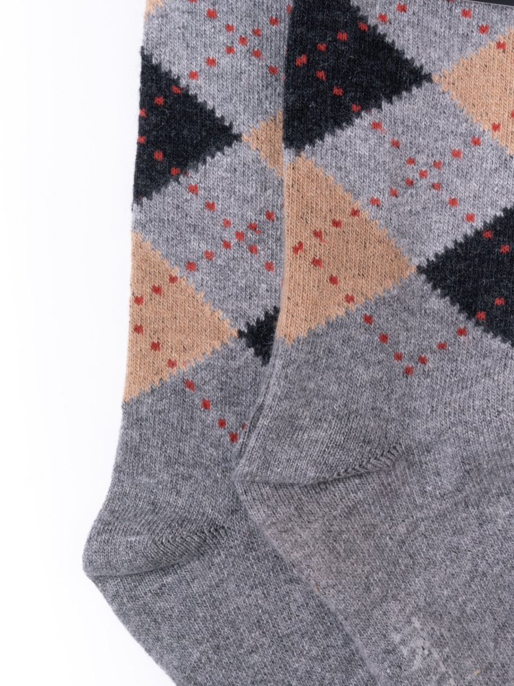 Calcetines de lana Ballantine con rombos para hombre